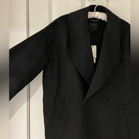 NWT Ted Baker Caysa Wool-blend Cocoon Coat - Picture 3 of 15